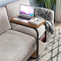 Bedside table removable folding lift lazy side computer table home bedroom bedside table sofa side table