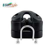 Double nylon belt guide ring ball rope clamp cable clamp automatic rope clamping board Pilates fitness equipment 2024