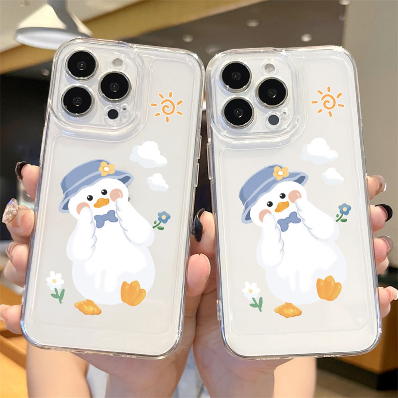 Casual and High-End Feel, Suitable for Apple 15 Mobile Phone Case iPhone 13 Pro Max New Model 14Pro All-Inclusive Max Cartoon