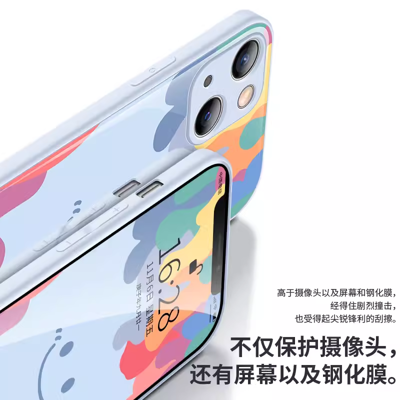 Vega Is Suitable for Apple 17 New Model 15 Phone Case 14Promax New Model 13Pro Transparent 16E Protective Case 12 Anti-Drop 11Por Ultra-Thin Xr Cartoon Female 8Plus Full Coverage Male 7 High-End Feel Pm