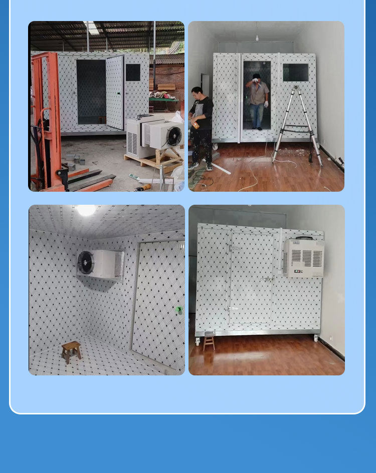 家用嵌入式小型冷库全套设备制冷机组3P专用压缩机保鲜冷冻一体机(pic8)