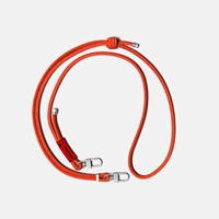 Ремешок 6 мм | оранжевый и синий узор