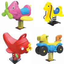 Outdoor community childrens spring rocking horse plastic rocking PE board toy seesaw supports customized manufacturers