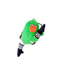 Bag pendant girl school bag pendant keychain cute plush doll ugly thing of the year