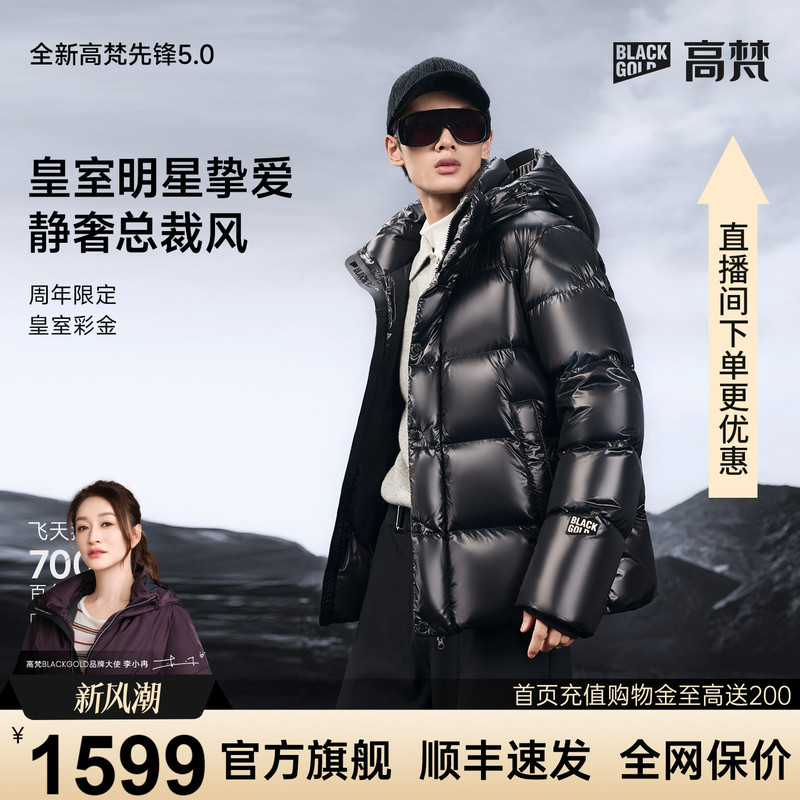 【Gaofan Black Gold Goose down Jacket 5.0】Pioneer 5 Five-Grid Goose down Jacket Warm Winter Black down Jacket Men's Coat 【Gaofan Black Gold Goose down Jacket 5.0】Pioneer 5 Five-Grid Goose down Jacket Warm Winter Black down Jacket Men's Coat