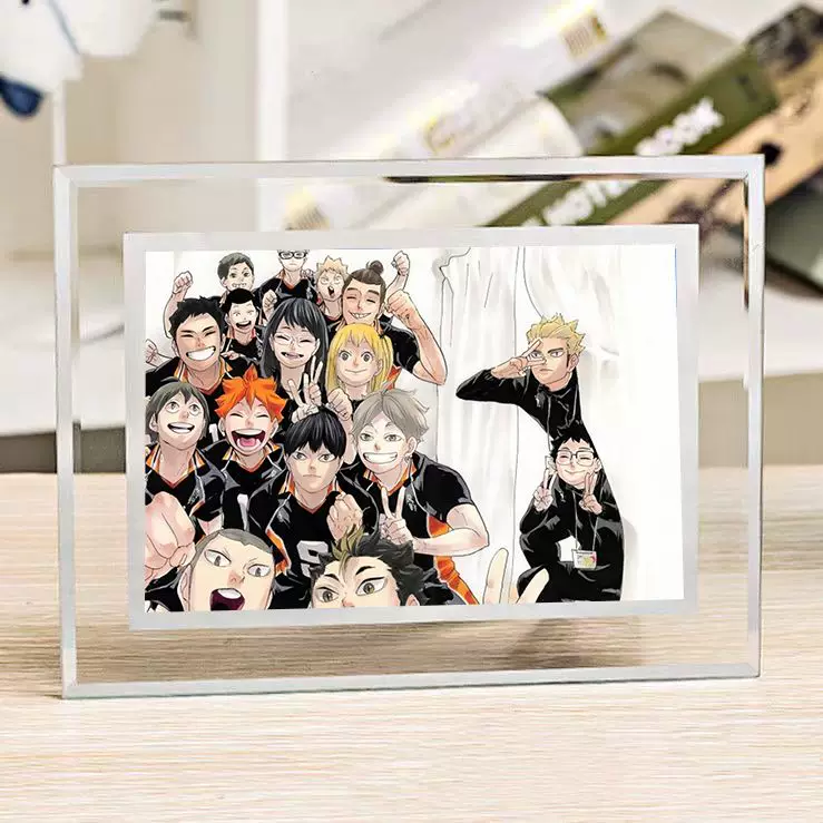[Двойной кристальный кадр Haikyuu аксессуары]