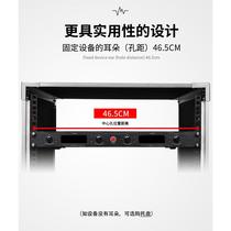 Professional 12u plexiglass door amplifier audio cabinet mixer rack 16u square aviation chassis for performance