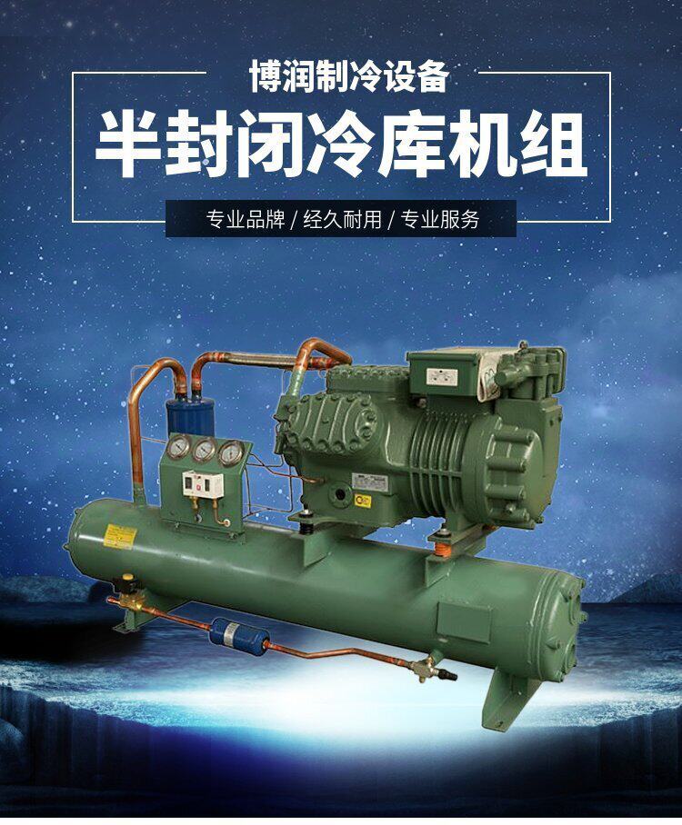 雪人莱富康SP4H3000半封闭活塞制冷压缩机30P中低温冷库配套设备(图12)