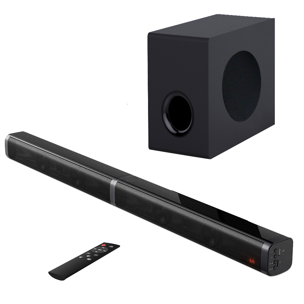Samtronic Sound Blaster Bluetooth Speaker 2024 New Home Theater Tv Audio Subwoofer Soundbar Speaker