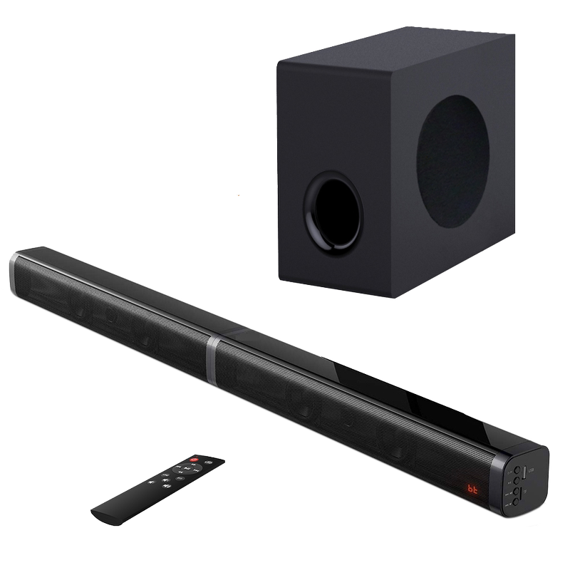 Samtronic Sound Blaster Bluetooth Speaker 2024 New Home Theater Tv Audio Subwoofer Soundbar Speaker