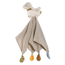 fehn Germany imported organic cotton little sheep soothing towel infants and young children can hang pacifier soothing dolls
