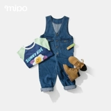 Детский джинсовый осенний комбинезон, жилет подходит для мужчин и женщин для девочек, джинсы, штаны, 2020, в западном стиле