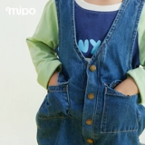 Детский джинсовый осенний комбинезон, жилет подходит для мужчин и женщин для девочек, джинсы, штаны, 2020, в западном стиле