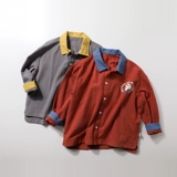 Детская японская осенняя рубашка подходит для мужчин и женщин для девочек для отдыха для выхода на улицу, в западном стиле