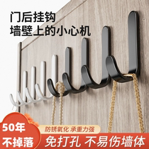 Hook Sticky Hook Powerful Load Bearing Free of perforated Seamless Viscose Kitchen Wall Bathroom Door Rear Hung Clothes Sticking Hook
