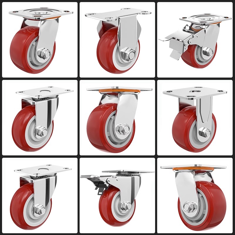 Universal Wheels Small Pushcart Wheels Castors Truck Orientated Wheels Trailer Pulleys Large Full Pull Car Heavy Silent Trolleys-Taobao