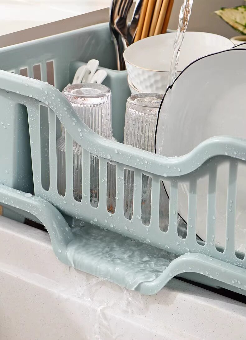 Сушилка 沥水碗盘架碗碟收纳架水槽置物架餐具家用厨房台面碗筷滤水收纳盒 No brand