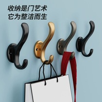 Hanging clothes hook in door Xuanguan Shoe cabinet wardrobe clothes door rear hook Wall-mounted Wall Cloister Hood Hook hook free of punch