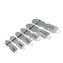 Stainless steel latch lock buckle cabinet door drawer lock nose fixed buckle old wooden door lock door bolt surface mounted