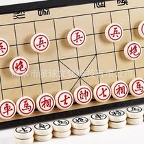 Training creative Chinese chess playing gifts ebony chess high-end chess pieces childrens high-end Chinese chess cloth