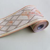 Self-adhesive European 3D three-dimensional waistline living room bedroom bathroom tile waterproof wall sticker wall skirt sticker