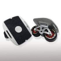 Aluminum alloy drift board for adults and children fifth and sixth generation large board four-wheel split skateboard shock-absorbing road board