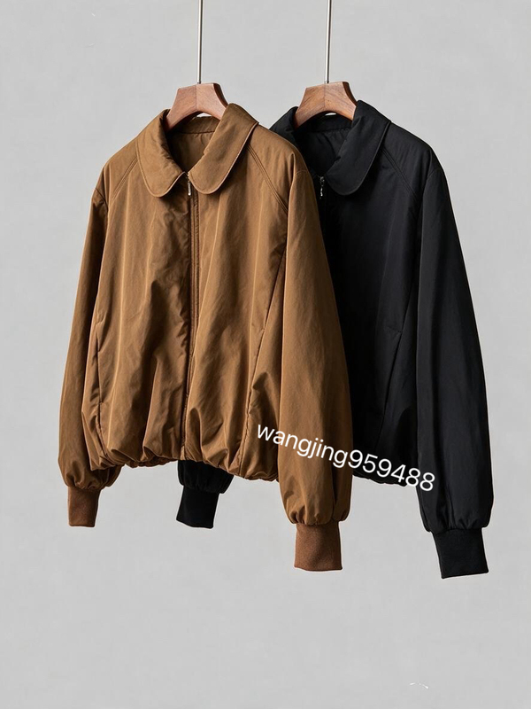 French Style Women's Three-Proof High-Density Technical Fabric Padded with 3m Cotton and Skimmed Cotton Short Cotton Jacket Lightweight Jacket French Style Women's Three-Proof High-Density Technical Fabric Padded with 3m Cotton and Skimmed Cotton Short Cotton Jacket Lightweight Jacket