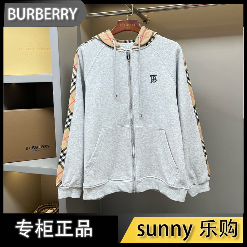 Burberry Genuine Autumn New Letter Print Fashion Sweatshirt Inner Layer Long-Sleeve Jacket Burberry Genuine Autumn New Letter Print Fashion Sweatshirt Inner Layer Long-Sleeve Jacket