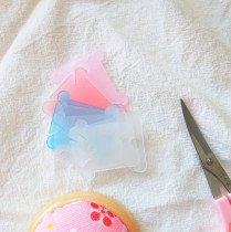 25 pieces of plastic thread-winding boards thread-winding boards cross-stitch translucent storage boards