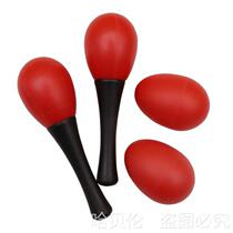 Baby small sand hammer red ball listening visual training hand rattle newborn baby hand grasp red toy small rattle