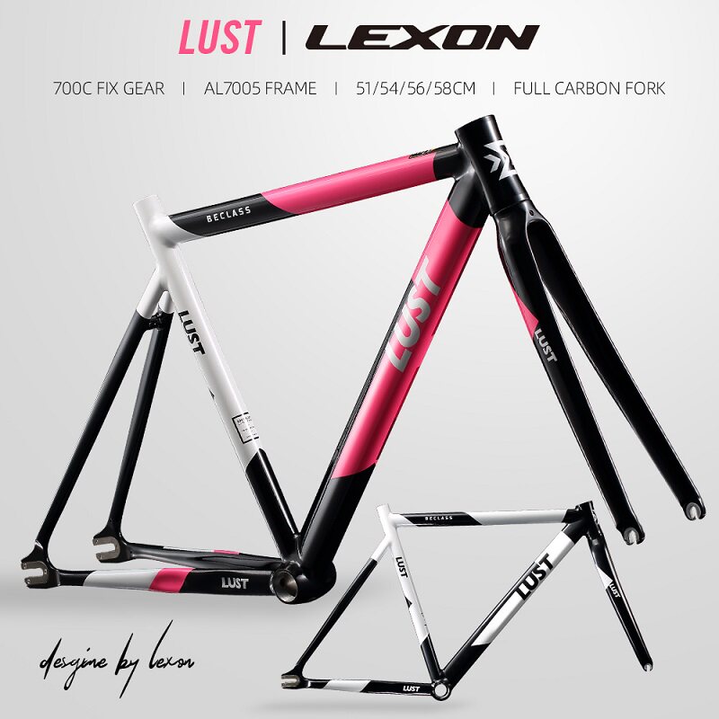 Велосипедная рама Lexon dead fly frame с фиксированной передачей, место проведения гонок, ветровка для мужчин и женщин с фиксированной передачей Изображение 1