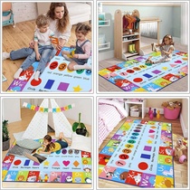 Kindergarten cute animal alphabet carpet early education center childrens room crawling mat game puzzle pinyin carpet