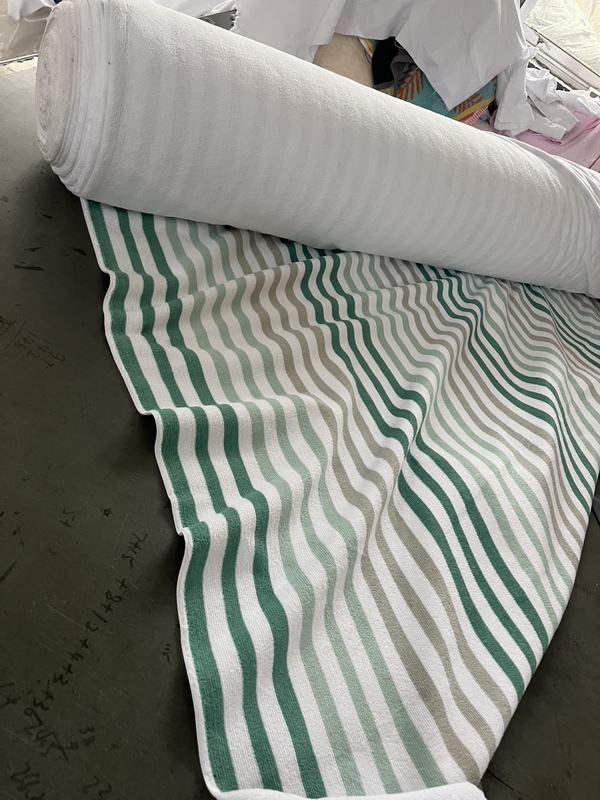Furit Uses the Leftover Fabric from Making Export Hair Drying Caps, Towels, and Bath Towels