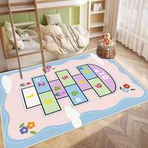 Cartoon household childrens carpet bedroom childrens room full non-slip carpet easy care crystal velvet carpet can be shipped on behalf of