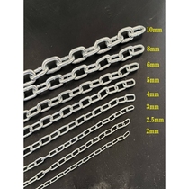Galvanized chain dog chain landscape guardrail chain anti-theft iron chain chain cattle iron rope river protection rope chain swing thickened