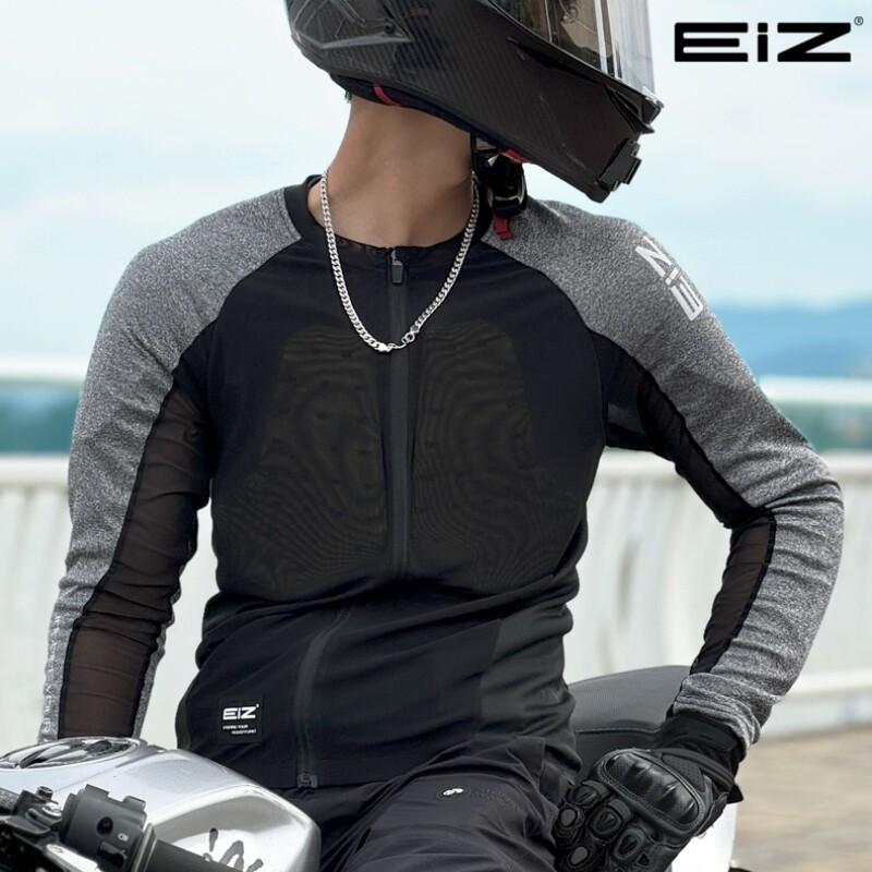 Защитный костюм EIZ EX-01 черный серый, размер S/M