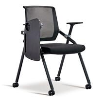New training chair with table board conference room training table and chair integrated stool folding office chair conference chair with writing