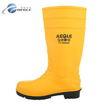 Yike safety boots 60700104 steel toe anti-smash anti-stab anti-static acid and alkali resistant PVC protective rain boots 41