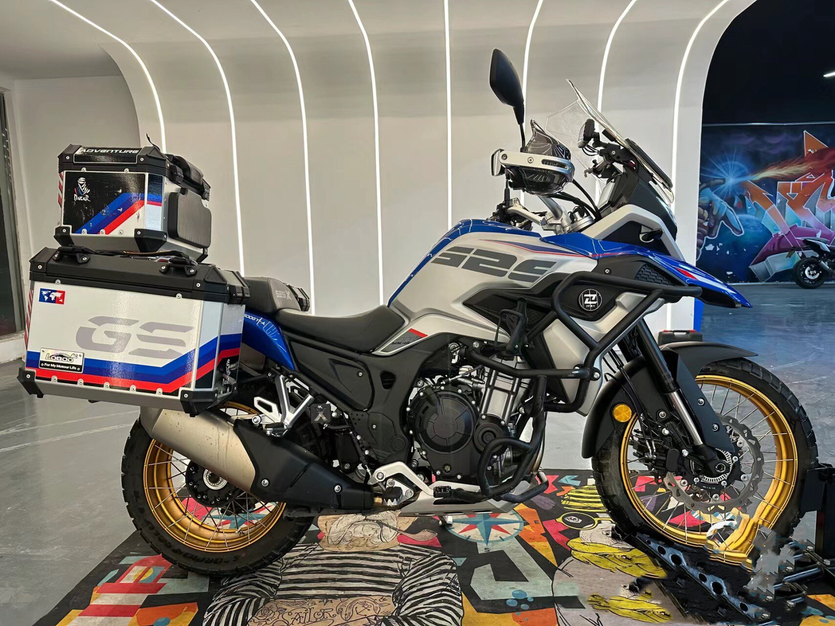 エベレスト カイユエ 525X、ベネリ ジンペン 502X クルーザー ツーリング オフロード ラリー バイク（電子燃料噴射および水冷式）