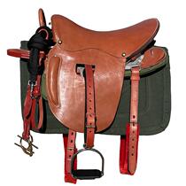 Factory direct sales of saddles full set of saddles complete set of armrests cowhide saddles tourist saddles large and small saddles horse equipment direct sales
