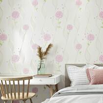 Precision pressed wallpaper self-adhesive 3D three-dimensional pastoral flower self-adhesive wallpaper instant sticker self-adhesive wallpaper wall sticker