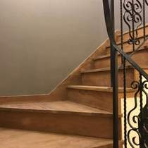 Floating solid wood window sill new desktop log Nordic board Western food countertop stair tread old bar elm