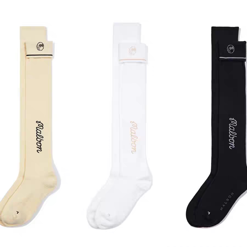 Korean Golf Clothing for Women 25 New Models Outdoor Sports Casual Socks Non-Slip Wear-Resistant Breathable Sweat-Absorbent Long Socks