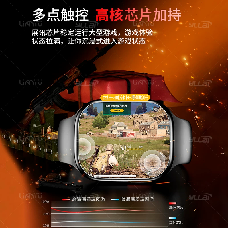 [2026 Новая модель·HD двойная камера] Флагманский подлинный Huaqiangbei Новый S10Ultra мобильная версия умные часы телефон SIM-карта подключаемые iWatch мужской и женский пары взрослые S9 игра