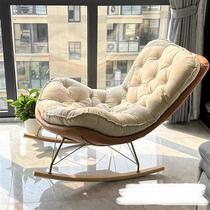 Lazy sofa rocking chair adult lounge chair home balcony leisure chair living room adult rocking chair autumn and winter sofa chair