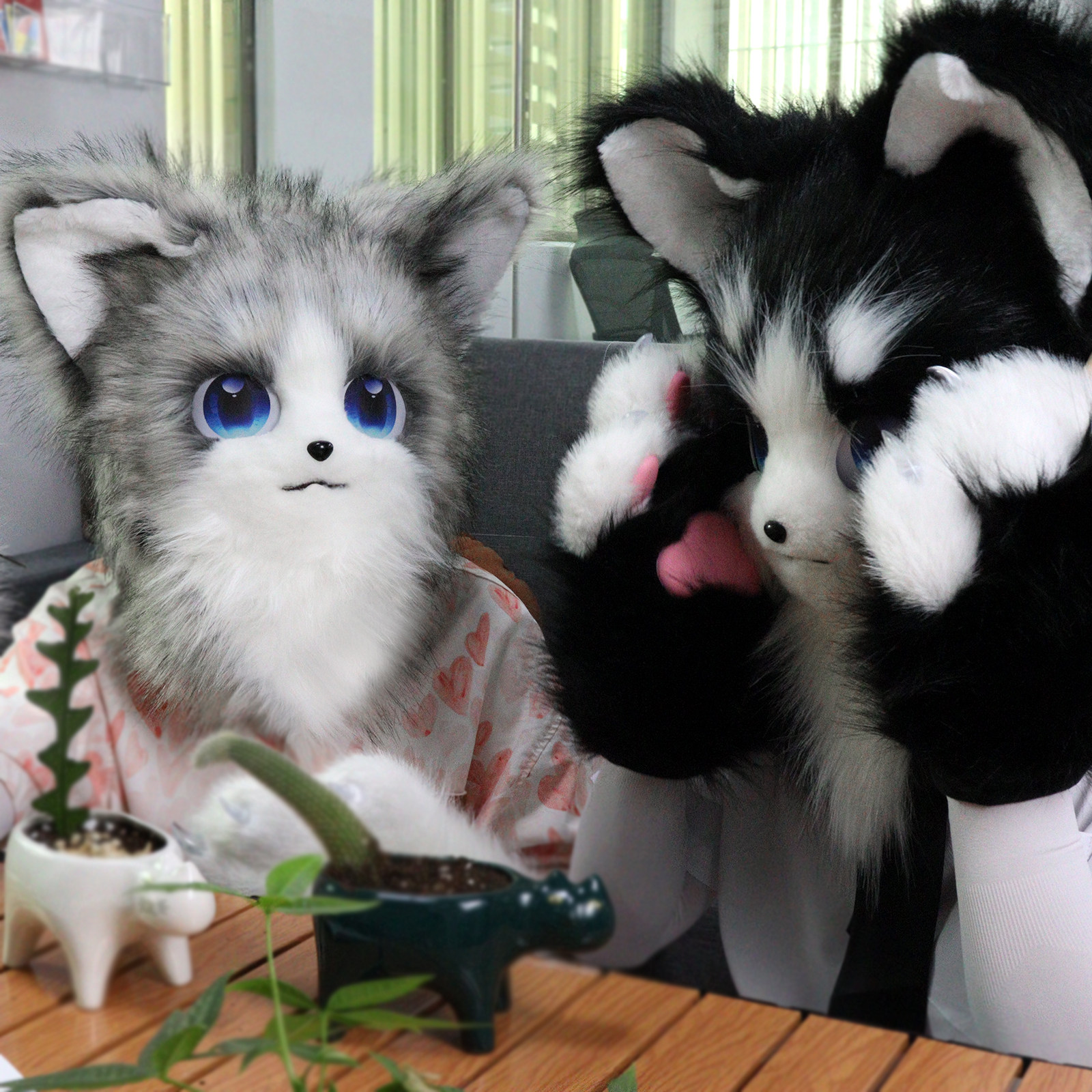 原创日系兽装Fursuit成品头套cosplay可穿戴兽头为何能称作“白菜价”?值得购买吗?-furry福瑞兽装-淘宝好物网