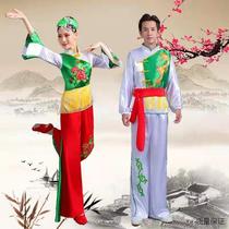 New dance catwalk competition mens and womens festive dance costumes ethnic yangko dance costumes southern ethnic dance costumes sets