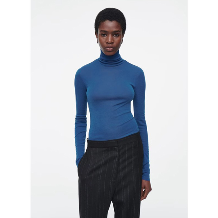 Original Discount Women's Autumn Slim-Fit Turtleneck Merino Wool Long-Sleeve Base Layer Sweater 0989040067