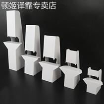 定制KT板黑白色卡纸蝴蝶纸背撑支架A4背托A3人像桌面广告海报支架