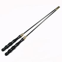 New pure carbon bakelite handle diabolo pole professional single-head double-head diabolo pole can be used to install mop bowls